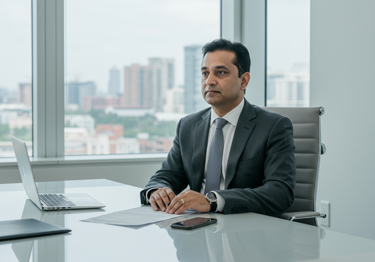 Portrait d'un consultant professionnel dans un bureau